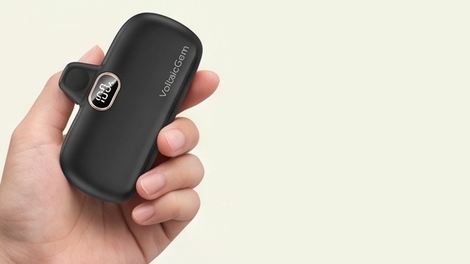 VoltaicGem™ Mini Portable Charger (5000mAh)